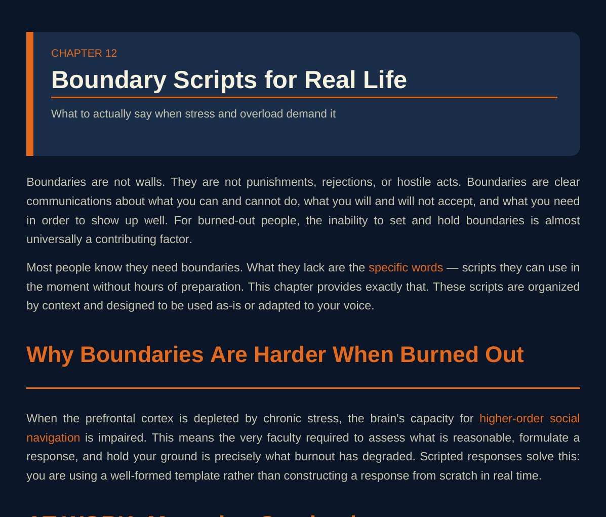 Chapter 12 page: Boundary scripts for real life